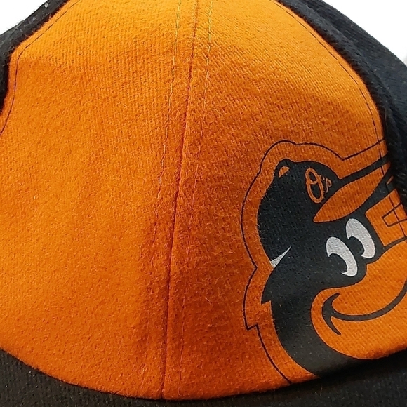 Dap Baltimore ORIOLES Orange & Black Adjustable Hat Baseball Cap Adult - Picture 10 of 10
